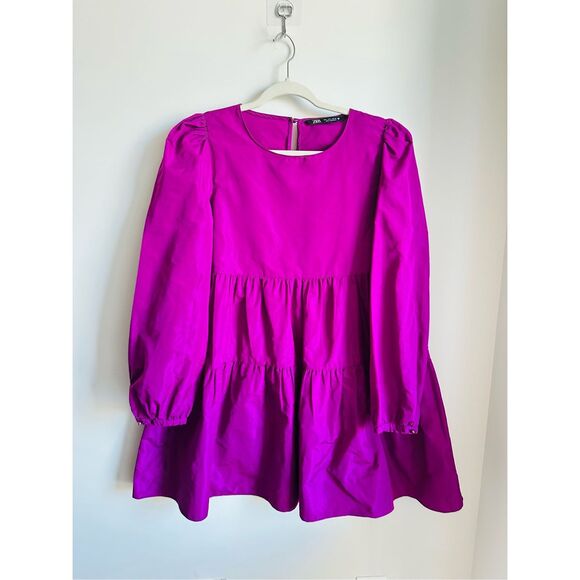 Zara Purple Mini Dress - Picture 2 of 5